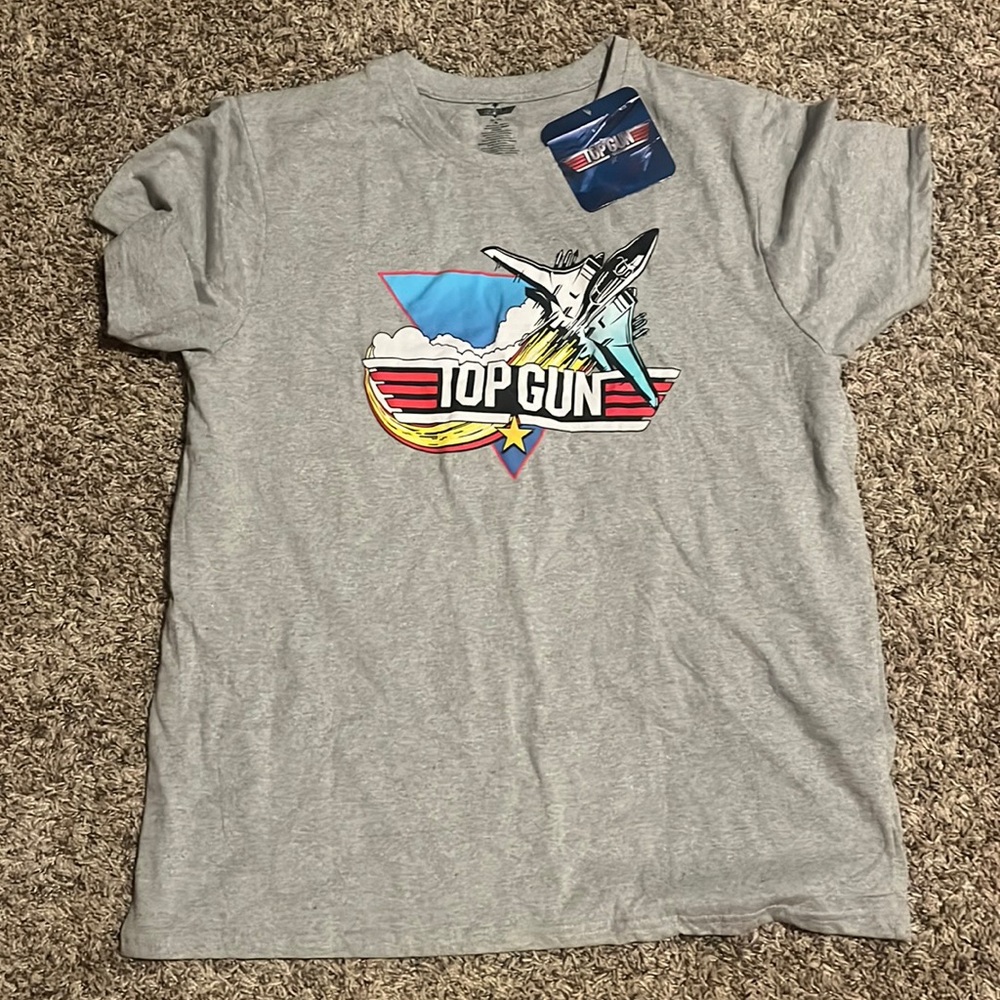 Grey top gun Shirt